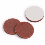 Septa, for screw top caps, certified, PTFE/red silicone, 100/pk. Septum size: 9 mm (for 12 mm cap)